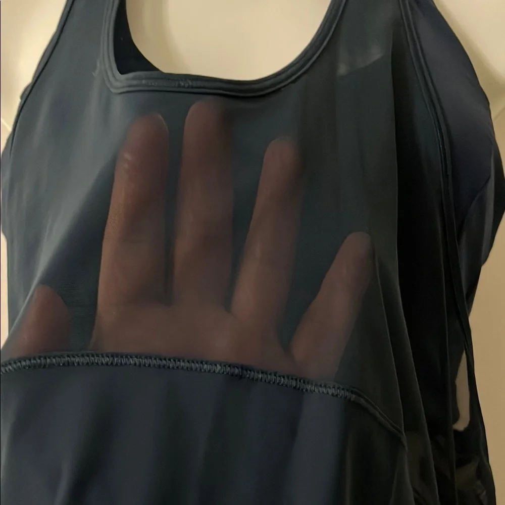 Lululemon Athletica teal green Racerback Tank Top